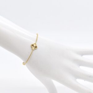 18K Clover Bangle
