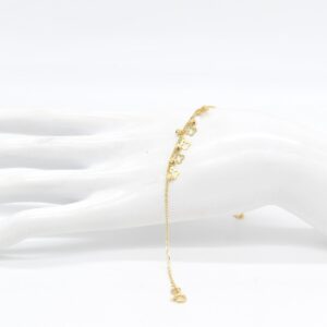 18K Clover Charm Bracelet