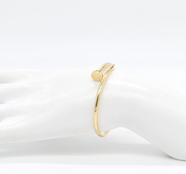 18K Nail Bangle