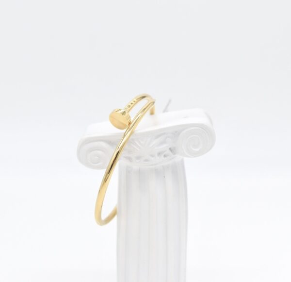 18K Nail Bangle - Image 2