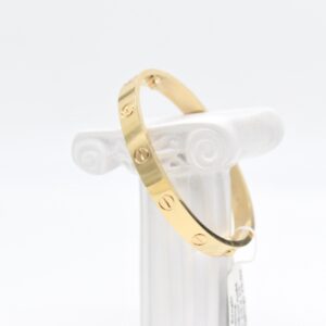 18K YG Love Bangle