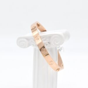 18K Rose Gold Love Bangle