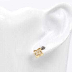 18K Roberto Flower Stud Earrings
