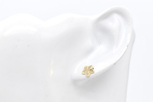 18K Star Stud Earrings