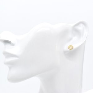 18K Irish Clover Stud Earrings