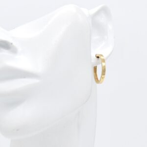 18K Love Hoop Earrings