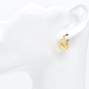 18K Croissant Earrings