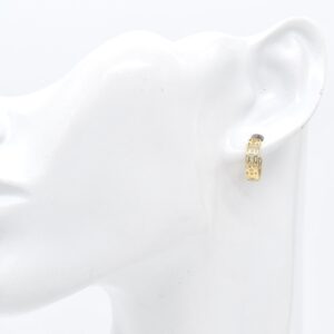 18K Money Catcher Huggie Earrings
