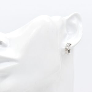 18K WG Love Clip Earrings