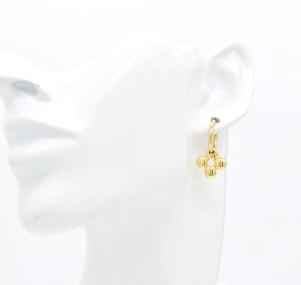 18K Two-Way VL Bloom Dangling Earrings
