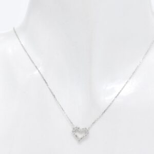 18K Diamond Heart Necklace