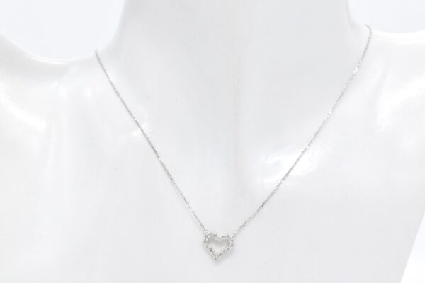 18K Diamond Heart Necklace