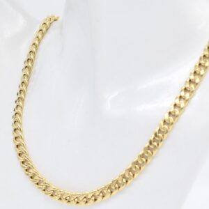 18K Yellow Gold Chunky Curb Chain — 24 inches