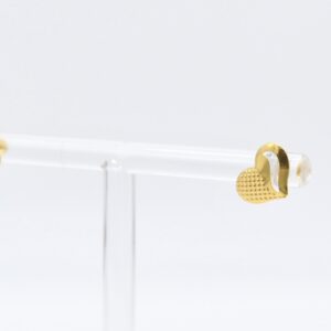 18K Stylish Heart De Roscas Earrings