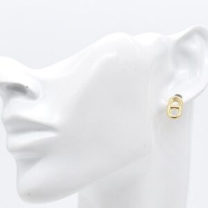 18K DC-like Stud Earrings