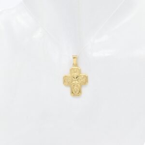 18K Eight-way Cross Pendant