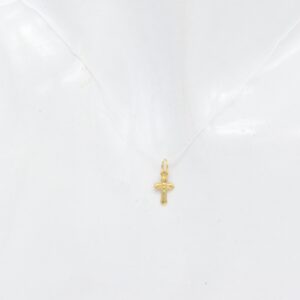 18K Dainty Cross Pendant