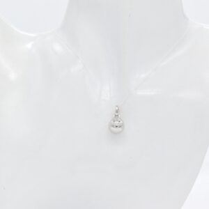 18K WG T-Ball Pendant