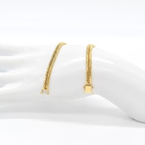18K Triple Lock Bracelet