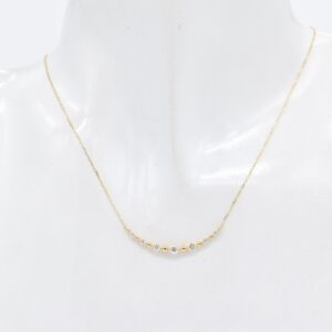 18K Smile Diamond Necklace