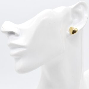 18K Happy Heart Stud Earrings