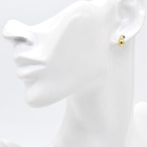 18K Extra Small Teardrop Earrings