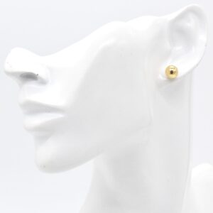 18K Ball Stud Earrings