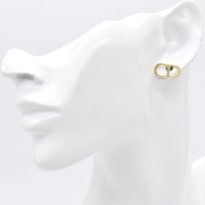 18K DC Stud Earrings
