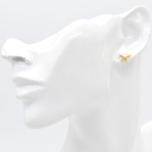 18K Butterfly Stud Earrings