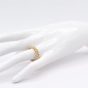 18K Gold Spike-Accented Ring