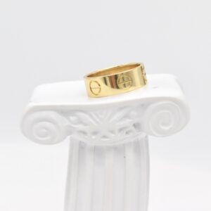18K Gold Love Ring — 6 mm