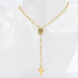 18K Rosary Necklace