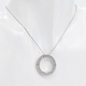 18K WG Love Necklace