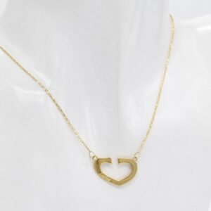 18K C-Heart Necklace