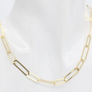 18K Paperclip Chain
