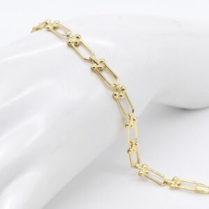 18K Flat Hardware Bracelet