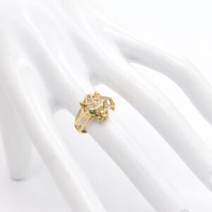 18K Panther Ring — Fits Size 6–6.5