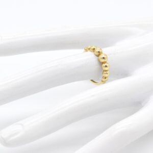 18K Bubble Ring Half — Size 7