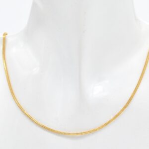22K Franco Chain Necklace — 20″ (51 cm)