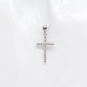18K Sparkling Cross Pendant