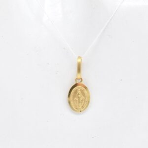 18K Miraculous Medal Pendant