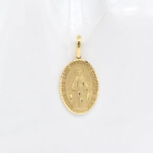 18K Miraculous Medal Pendant