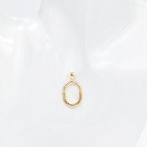 18K Yellow Gold Lock Pendant