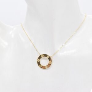 18K Love Necklace 17-18"