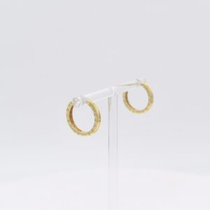 18K Bvlgari Inspired Hoops Earrings 18mm