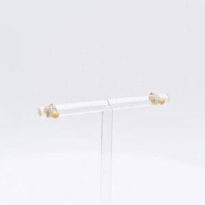18K 3mm Pixie Dust Ball Stud Earrings