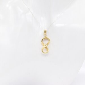 18K Figure-8 Infinity Motif Pendant