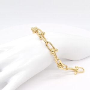 18K Chunky Hardware Bracelet