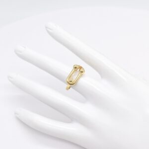 18K One Link Hardware Ring