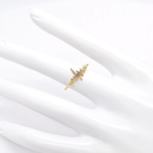 18K Heartbeat Ring